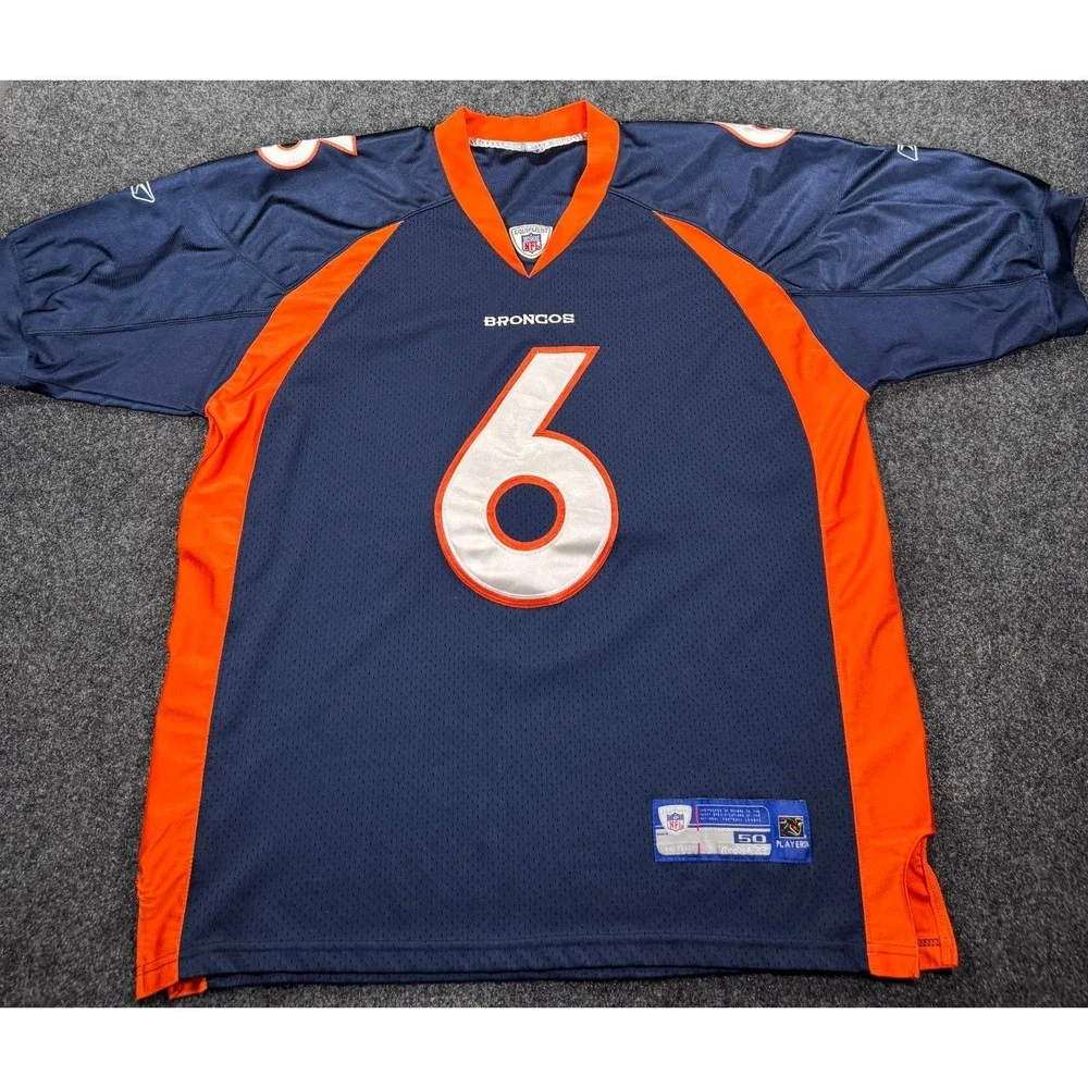 Denver Broncos Jay Cutler #6 Reebok NFL Jersey Blue Size 50
